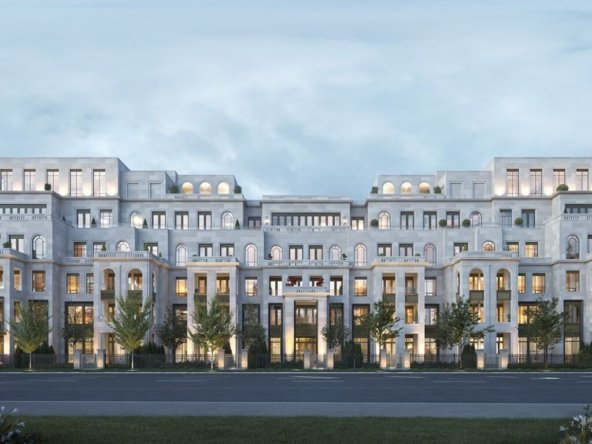 2 Post Road condos main build with main road