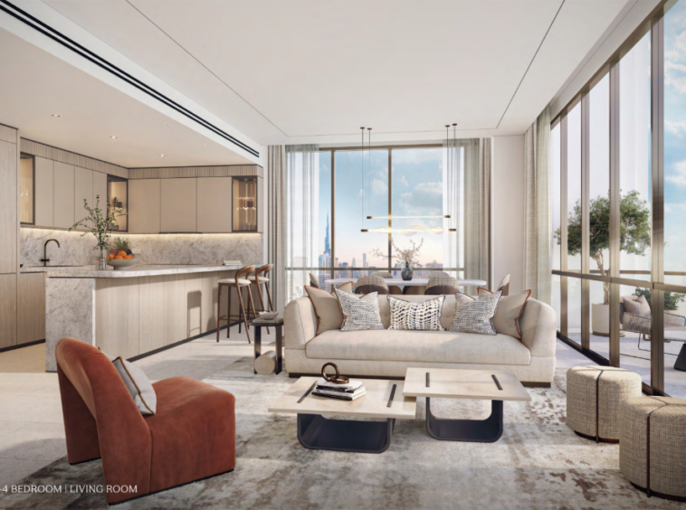 1-4 BEDROOM - LIVING ROOM