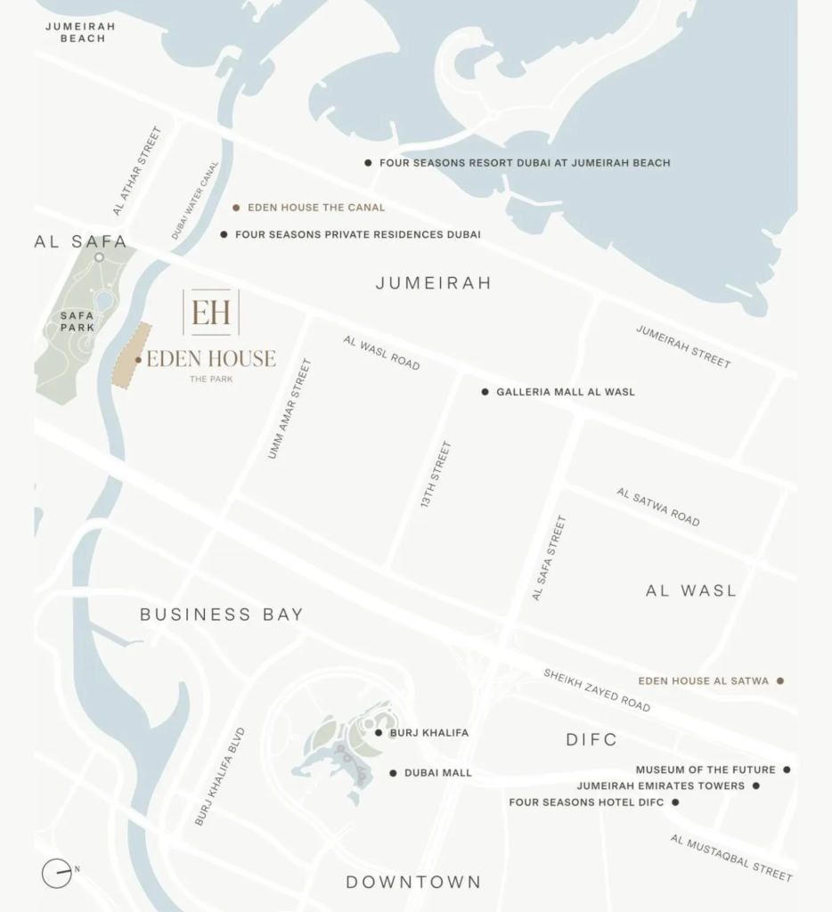 Eden house the park location