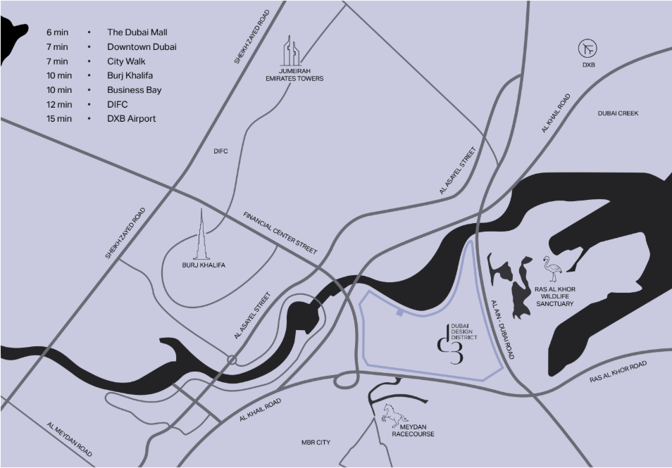 Atilies at d3 location map