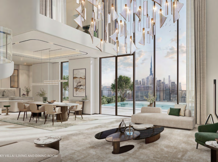 SKY VILLA - LIVING AND DINING ROOM