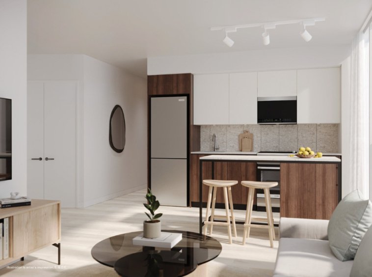 1515 Pickering Parkway Condos Suite Interiors - Kitchen & Living Space