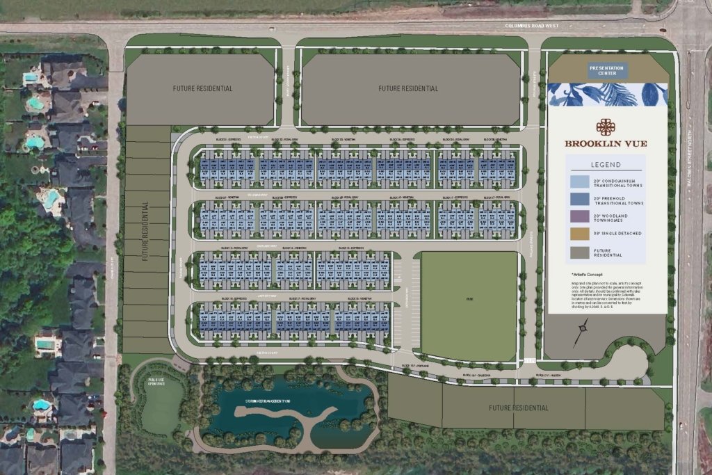 Brooklin Vue Site Map