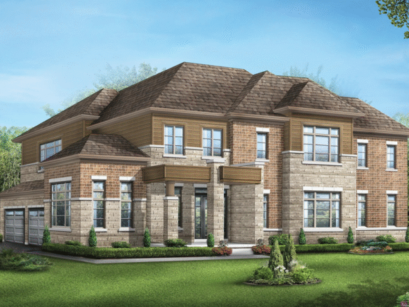 Modern single-family home at Bayview Trail Aurora Ontario