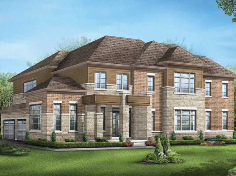 Modern single-family home at Bayview Trail Aurora Ontario