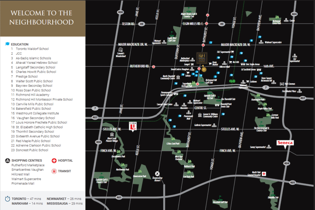 town manors map