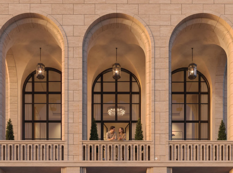 1 Marlborough arches building exterior – luxury boutique condo at 1140 Yonge Street, Midtown Toronto