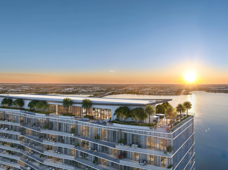 The Berkeley Palm Beach Hummingbird rooftop with stunning waterfront views, upscale design, and premium leisure spaces